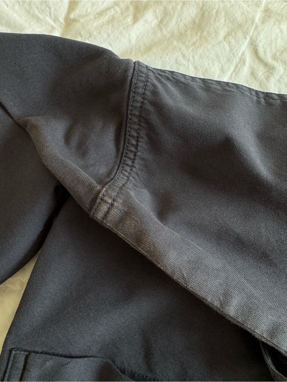 COS Navy Utility Button-Front Jacket - Picture 5 of 11